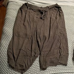 Torrid army green wide leg flowy pant